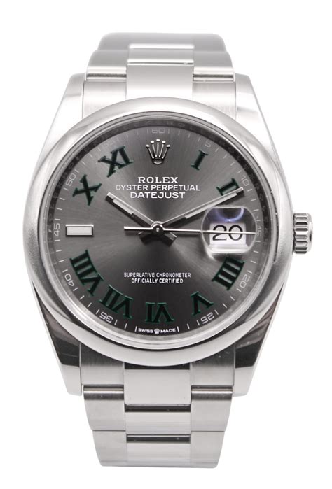 rolex wimbledon 36mm jubilee|2023 rolex datejust wimbledon 41mm.